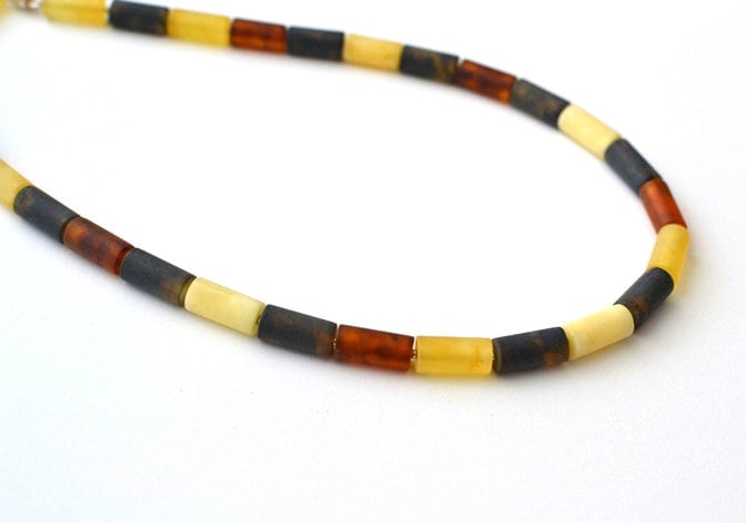 Modern Baltic Amber Necklace