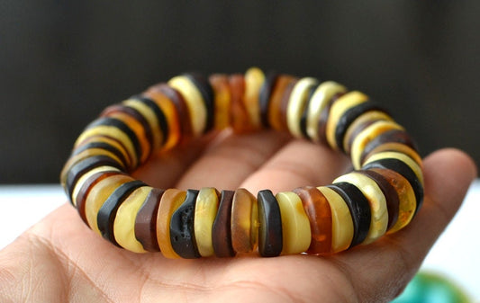 Raw Baltic Amber Bracelet