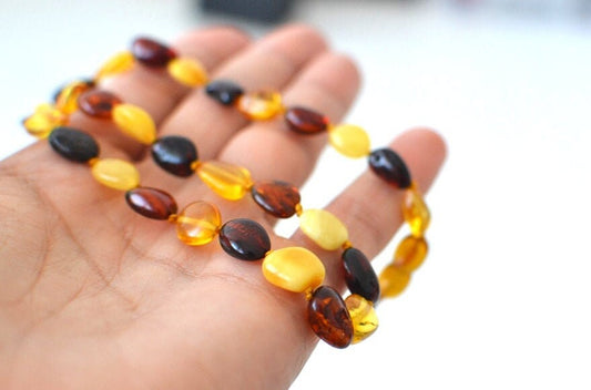 Natural Polished Amber Necklace