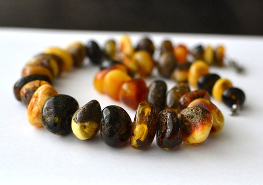 Natural Raw Baltic Amber Necklace