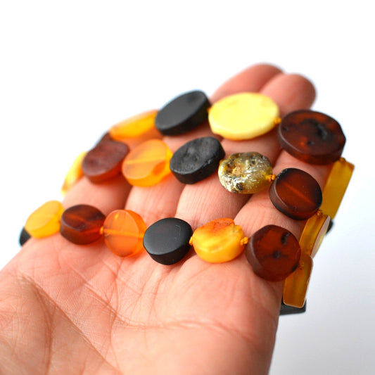 Colorful Baltic Amber Necklace