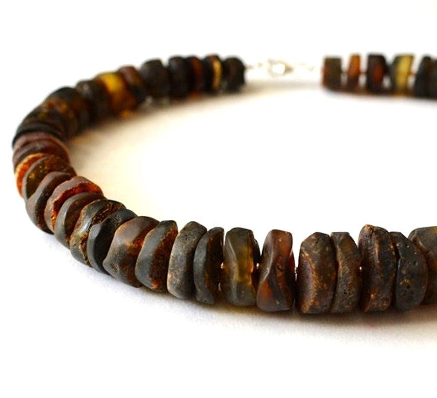 Raw Natural Amber Necklace